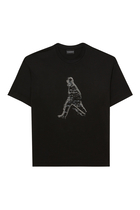 Running Man Motif T-Shirt